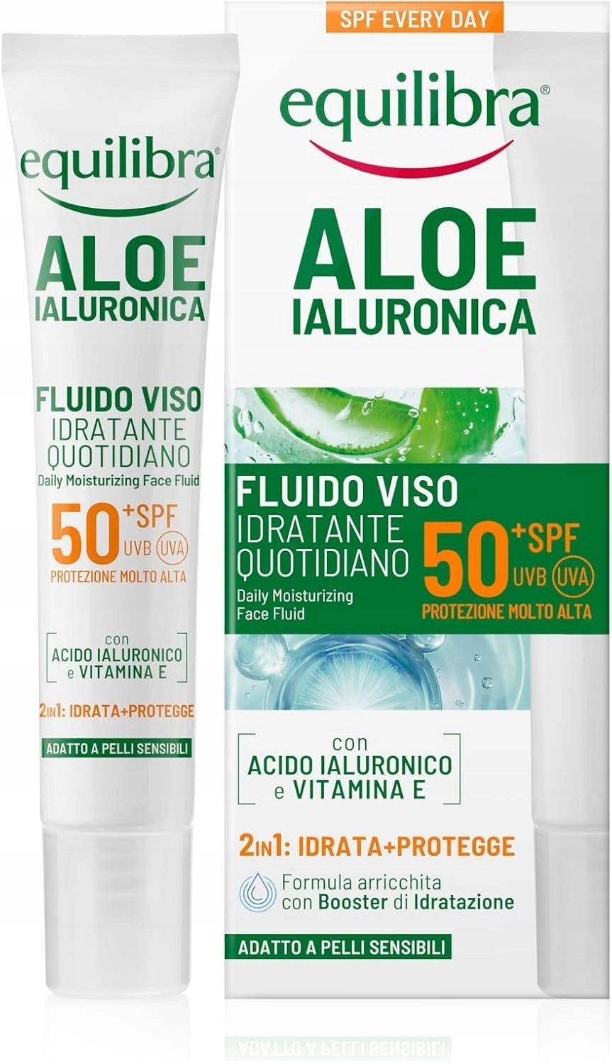EQUILIBRA ALOE Moisturizing fluid for skin