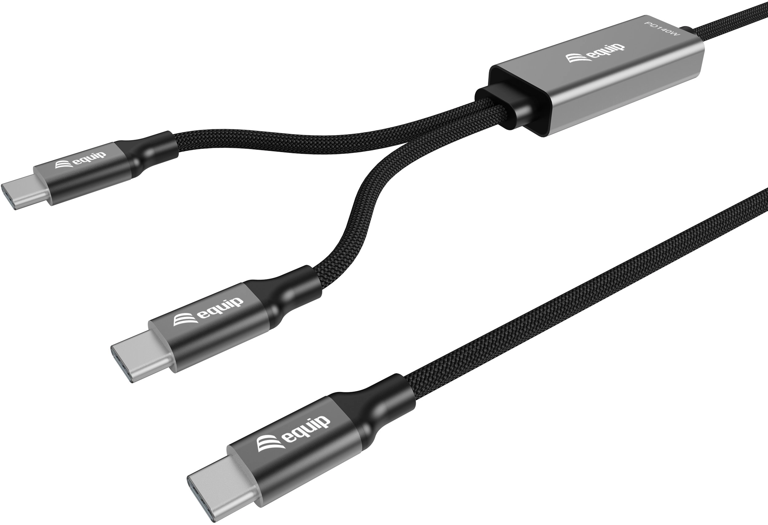Equip Kabel USB-C4.0-C Y-Kabel PD140W