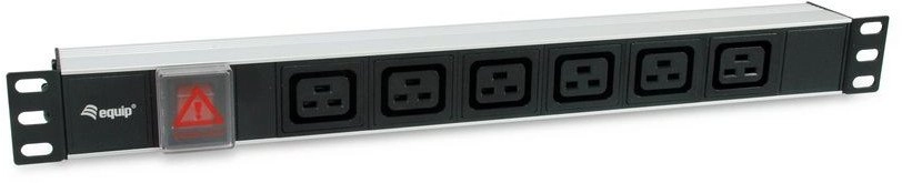 Equip 19" power strip IEC C20-6xIEC