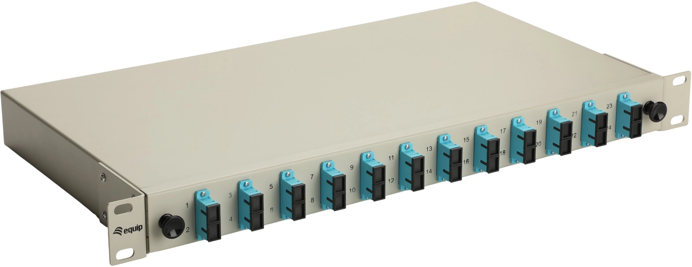 Equip 12-Port Fiber Optic Splice Box