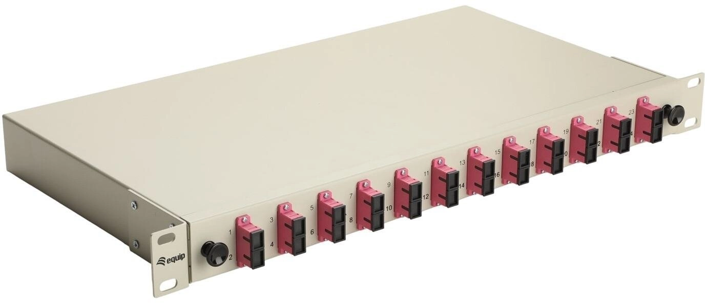 Equip 12-Port Fiber Optic Splice Box