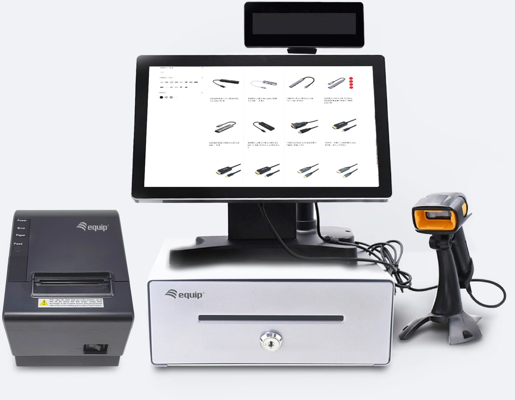 Equip cash drawer 4 note/4 coin