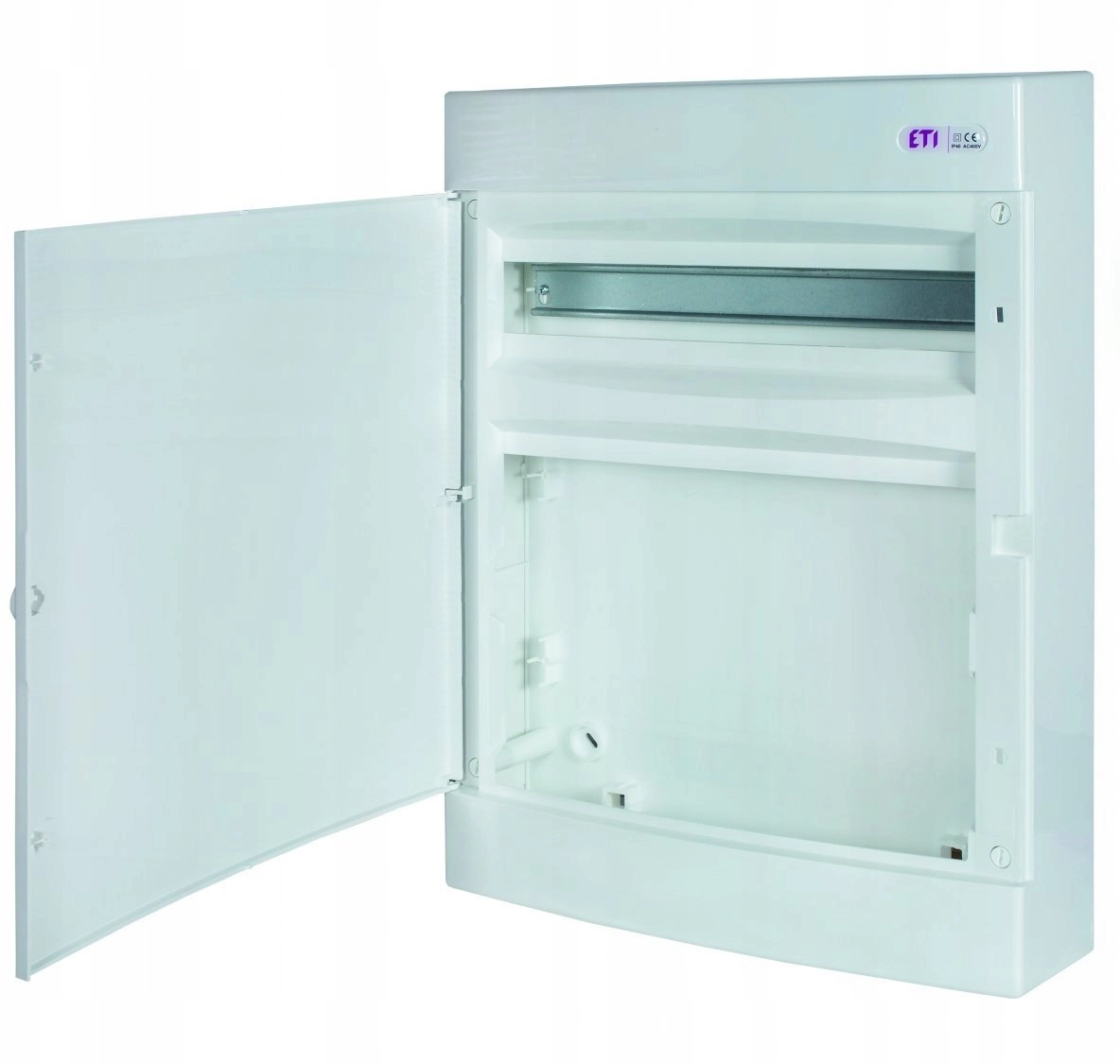 Multimedia switchboard 3x18 surface-mounted empty with