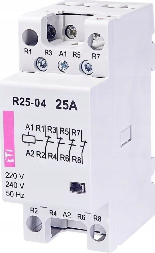 Modular contactor 25A 230V 0Z 4R