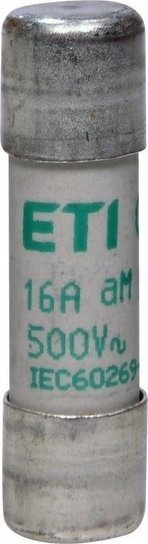 Wkładka topikowa cylindryczna CH10x38 aM 16A/500V
