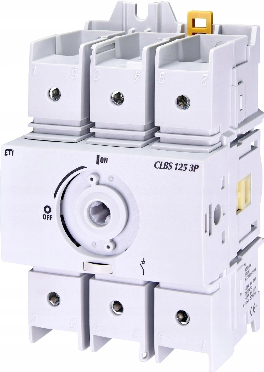 Isolating switch 3P 125A/690V AC mounting