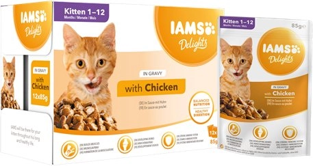 Eukanuba IAMS Delights rich chicken in
