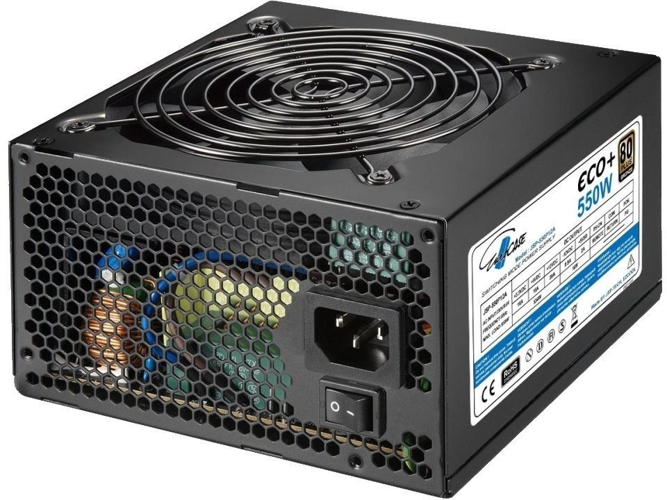 EUROCASE zdroj 550W Eco+  120mm  80+