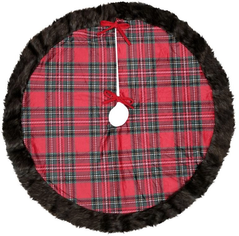 KLAUS Christmas tree rug  with fur