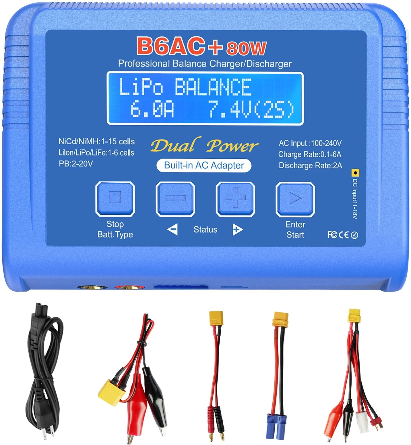 Eurokomp charger Balancing charger B6AC+ 80W