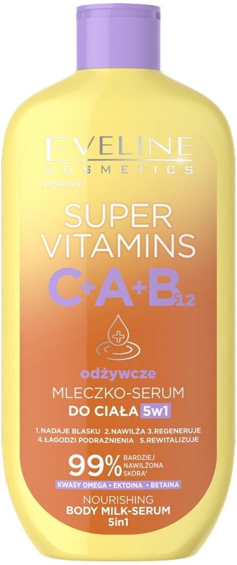 EVELINE_Super Vitamins C+A+B12 nourishing milk-body serum