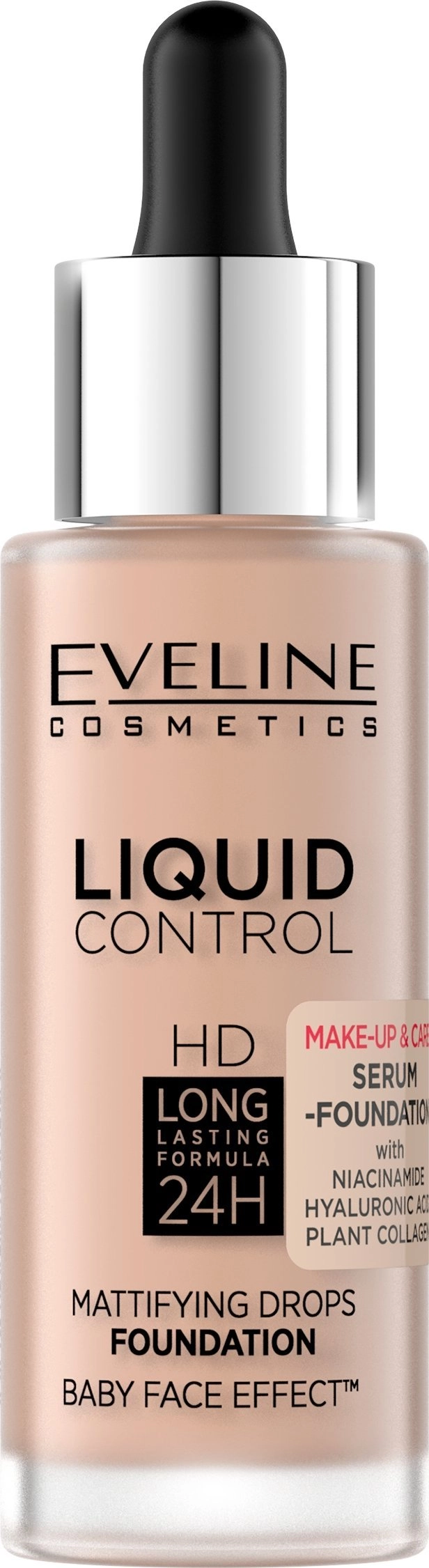 EVELINE_Liquid Control HD Mattifying Drops Foundation