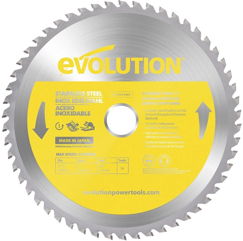 Evolution TCT Widia Saw for Stainless