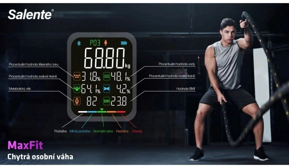 Salente MaxFit  smart personal diagnostic fitness