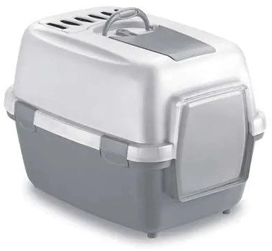 Closed toilet WivaCat 55x40x40cm white/grey 8003507979758