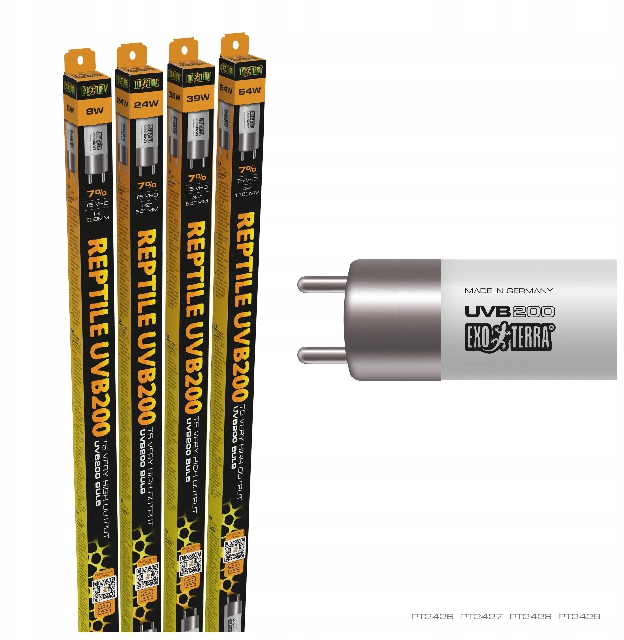 Reptile UVB200 T5 fluorescent lamp for