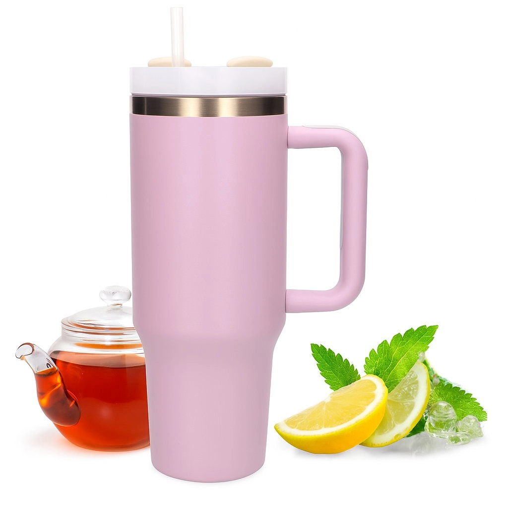 Black Forest Thermo mug with straw