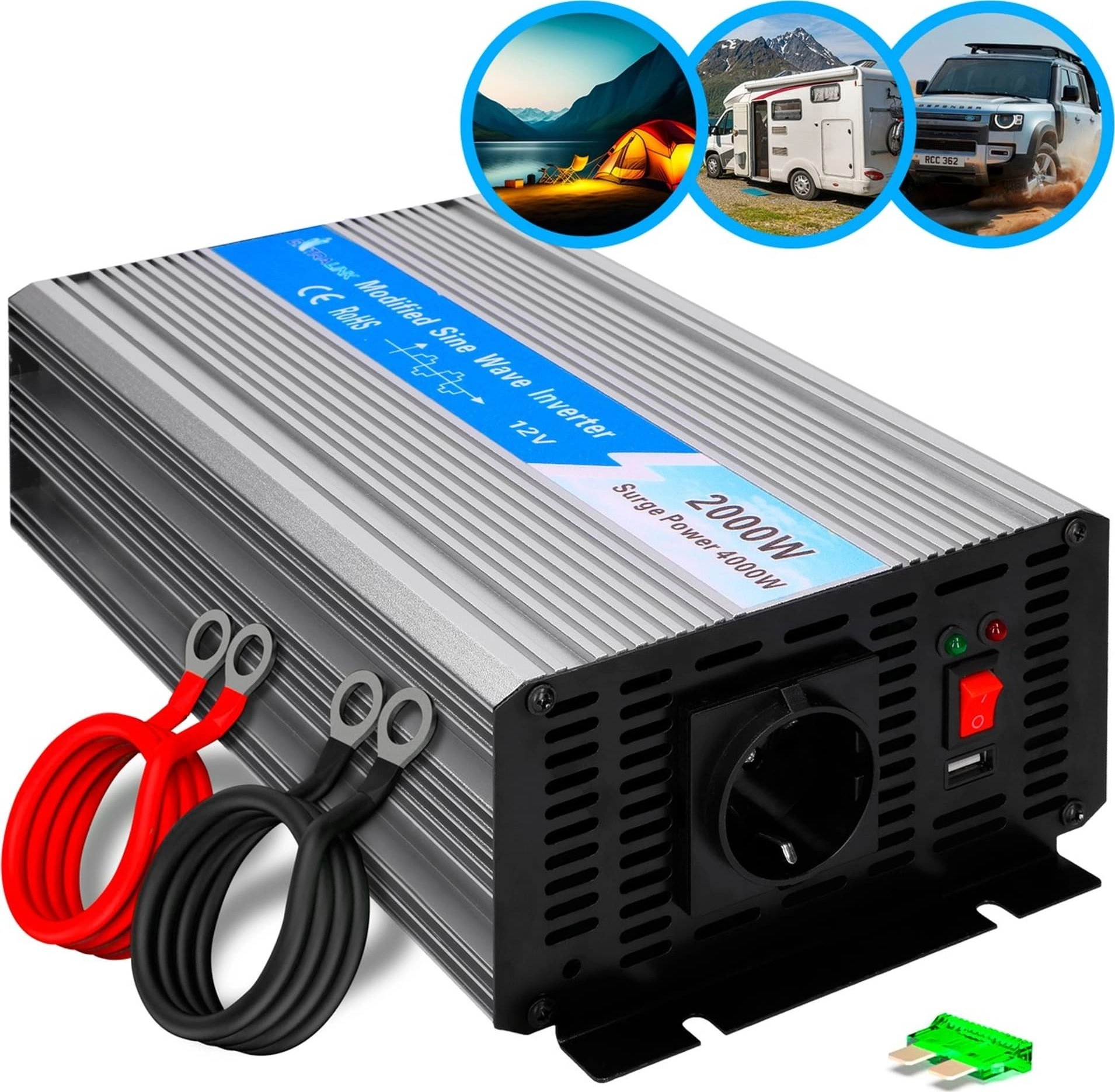 Extralink OPIM-2000W  Voltage converter  automotive 12V