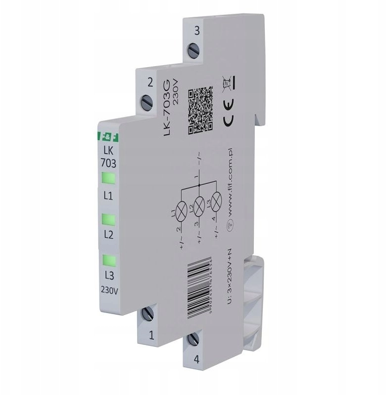 Modular lamp 3-phase green LED Slim