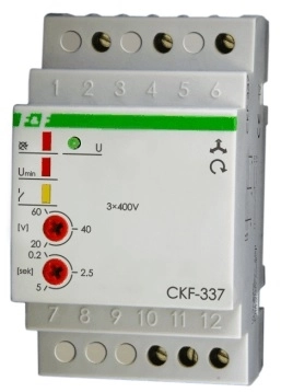 FF Voltage control relay 3-phase 3x(50-450V)+N
