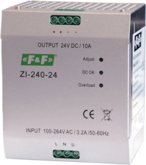 FF Switching power supply 230VAC/24VDC 240W