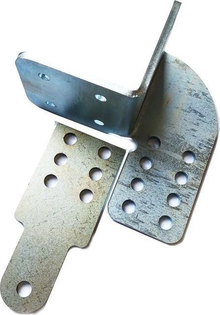 Outward opening swing gate drive handle