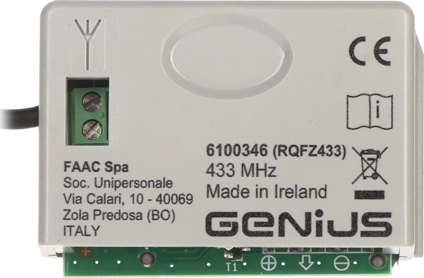 Faac RADIO MODULE FOR GATES GENIUS-XF433