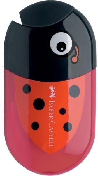 FABER CASTEL ladybug double sharpener with