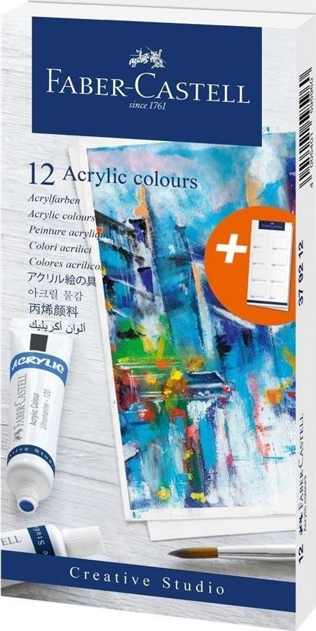 Faber-Castell Acrylic paints in tubes 12