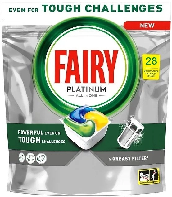Fairy Platinum All in one dishwasher