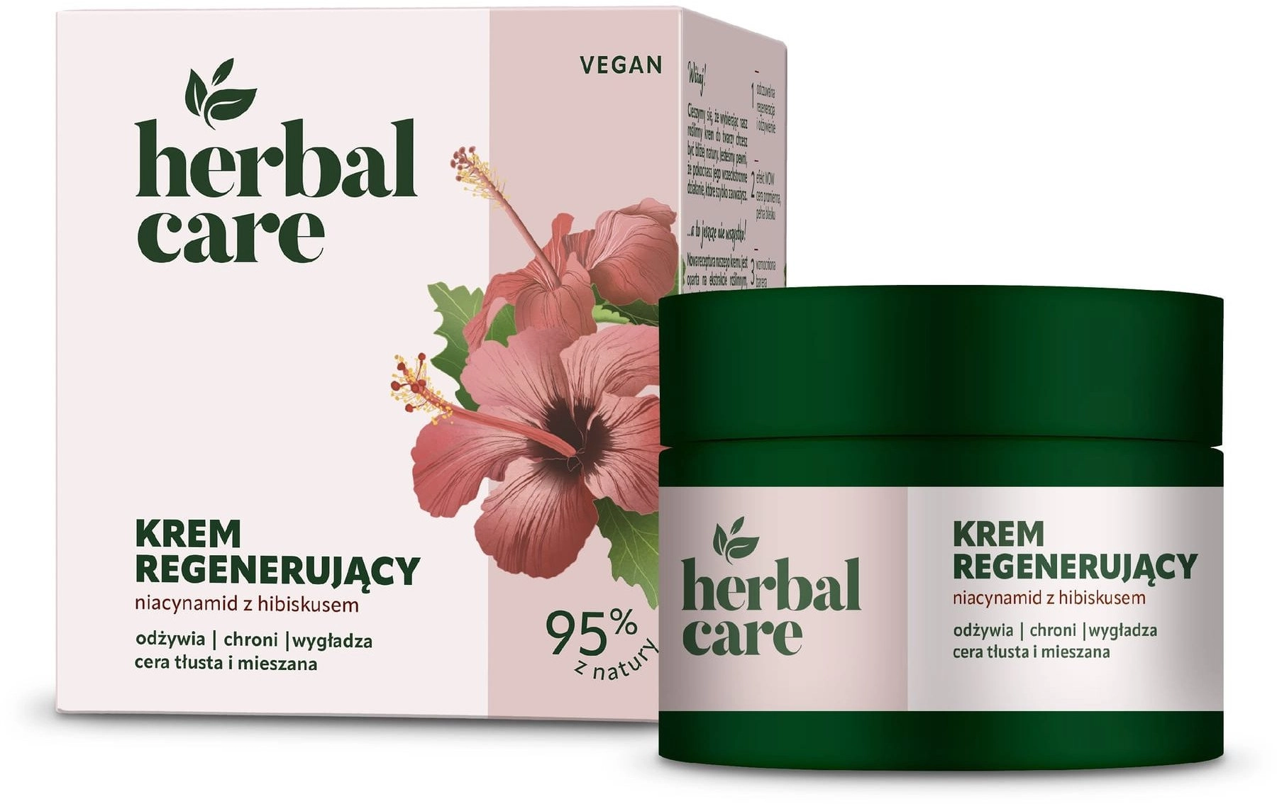 HERBAL CARE Vegan Krem regenerujący z