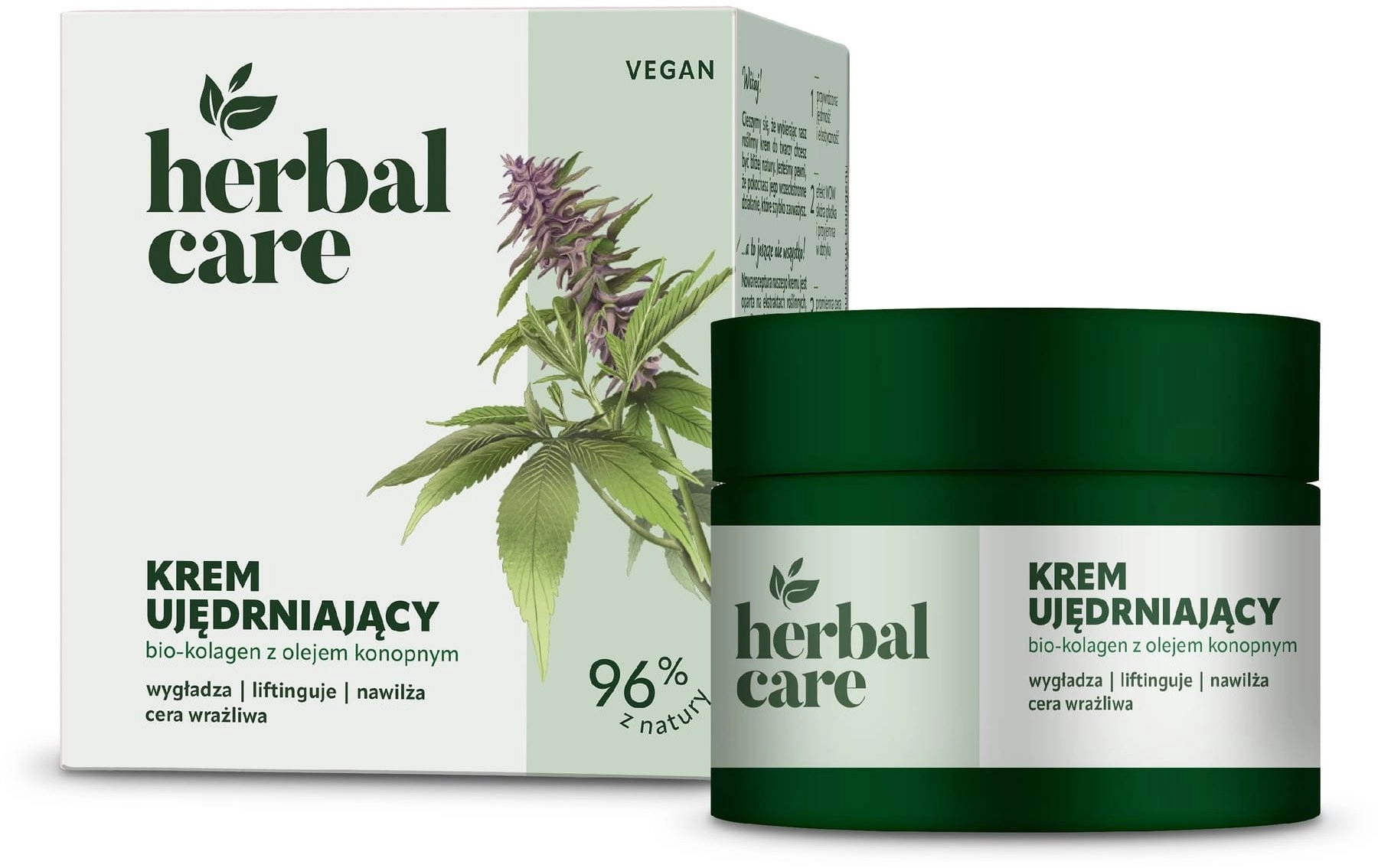 HERBAL CARE Vegan Krem ujędrniający z