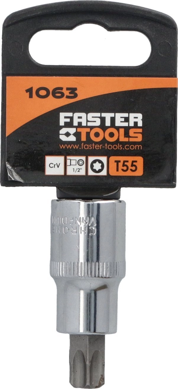 FASTER TOOL TORXBIT SOCKETS CRV 1/2