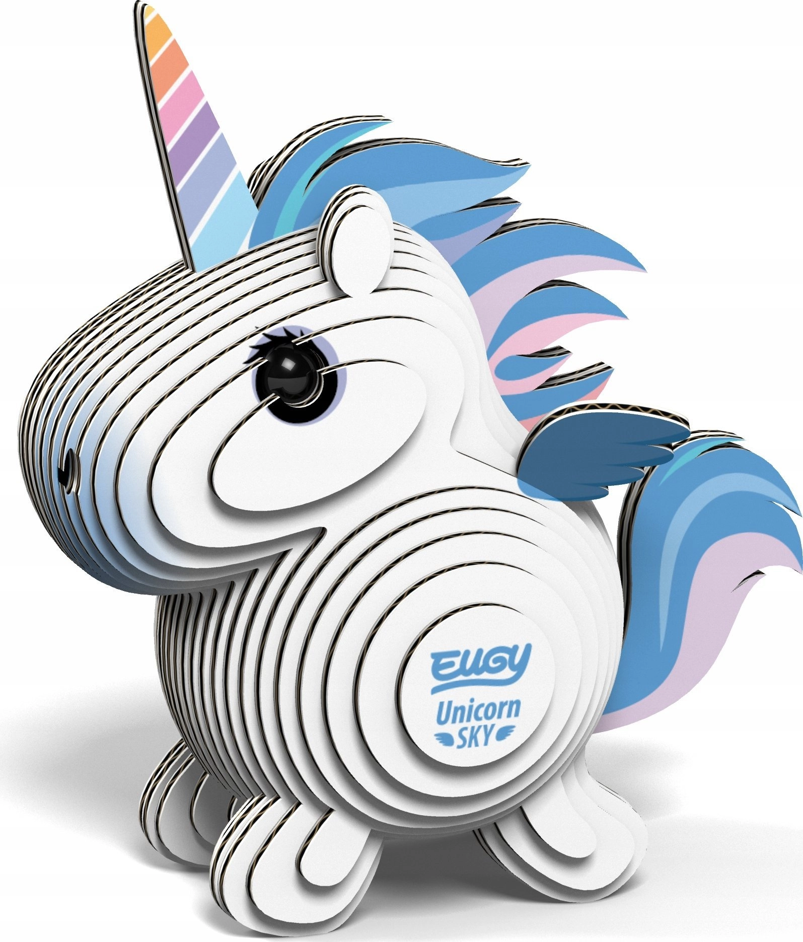Fat Brain Toys Blue Unicorn Eugy