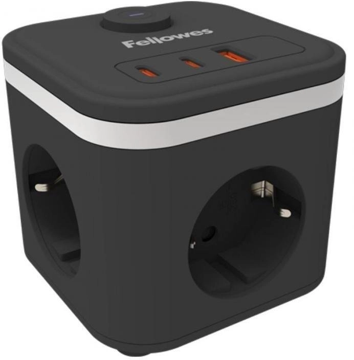 Fellowes Power Cube 3xSteckdose 1xUSB-A 2xUSB-C