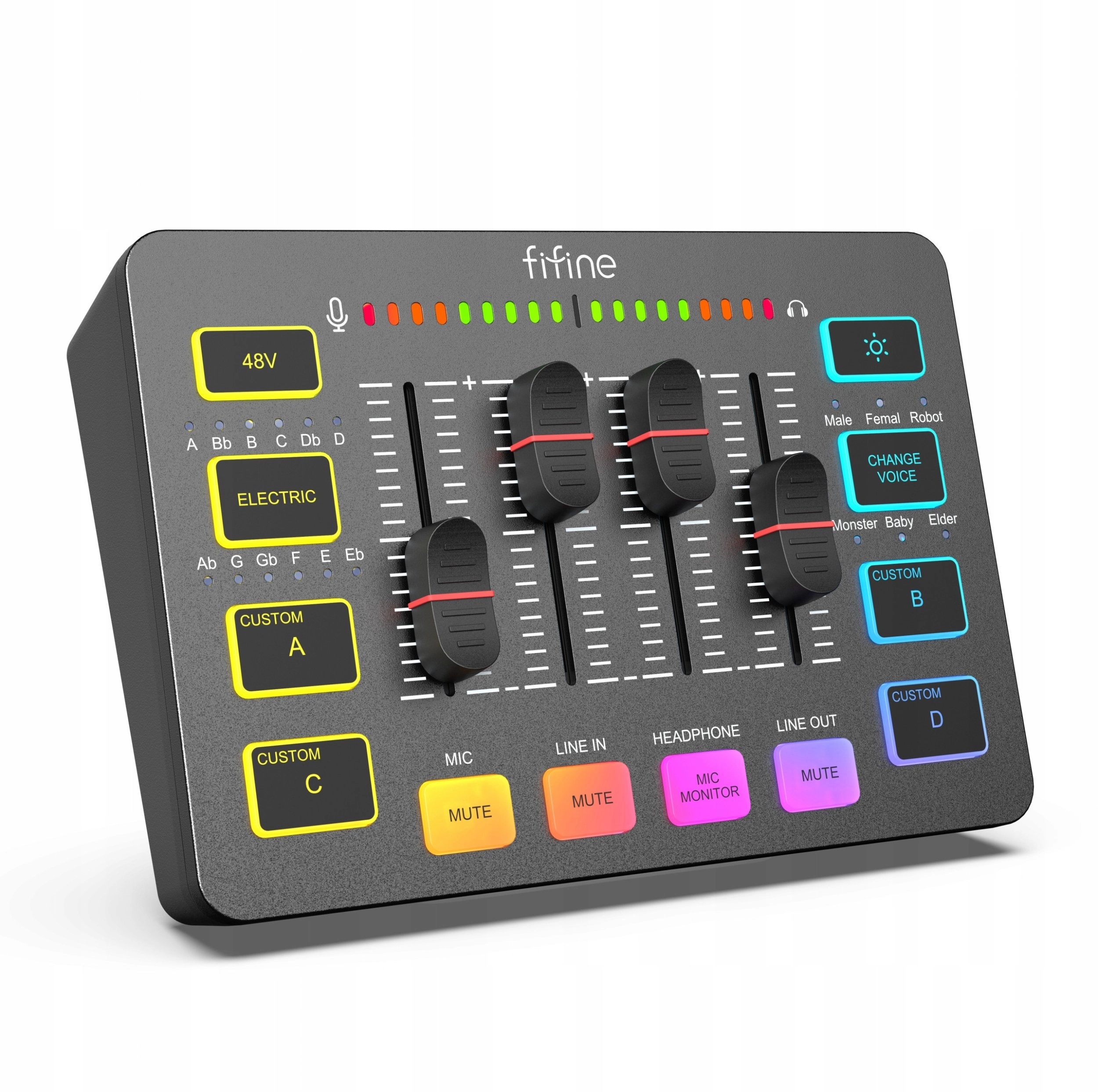 Mikser Fifine Sound Card SC3W biały
