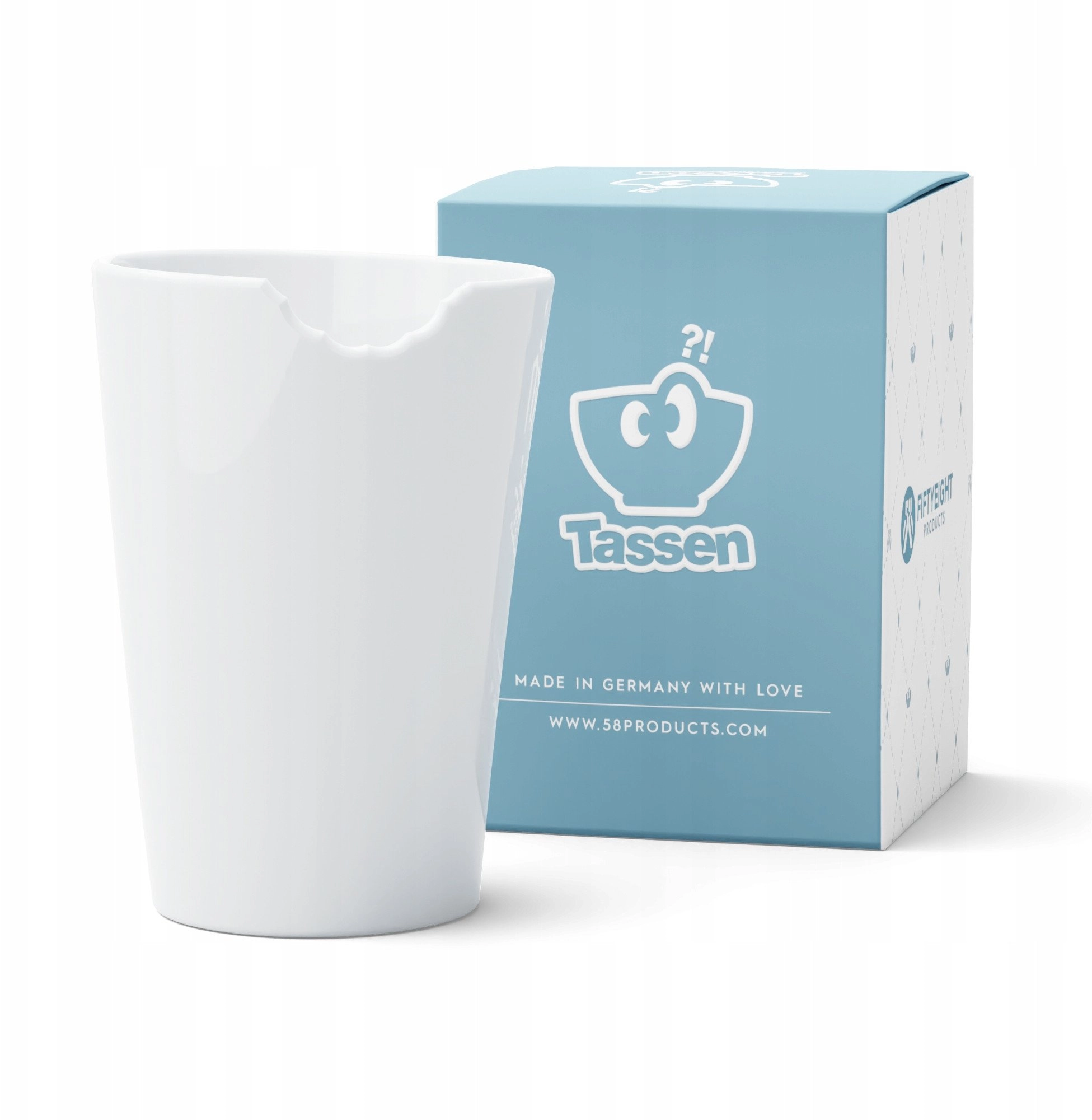 FIFTYEIGHT cup with bite white T023701