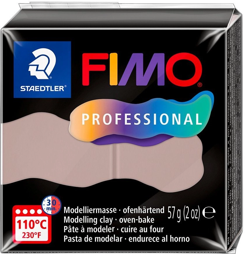 STAEDTLER FIMO 8040 modeling clay grey-brown