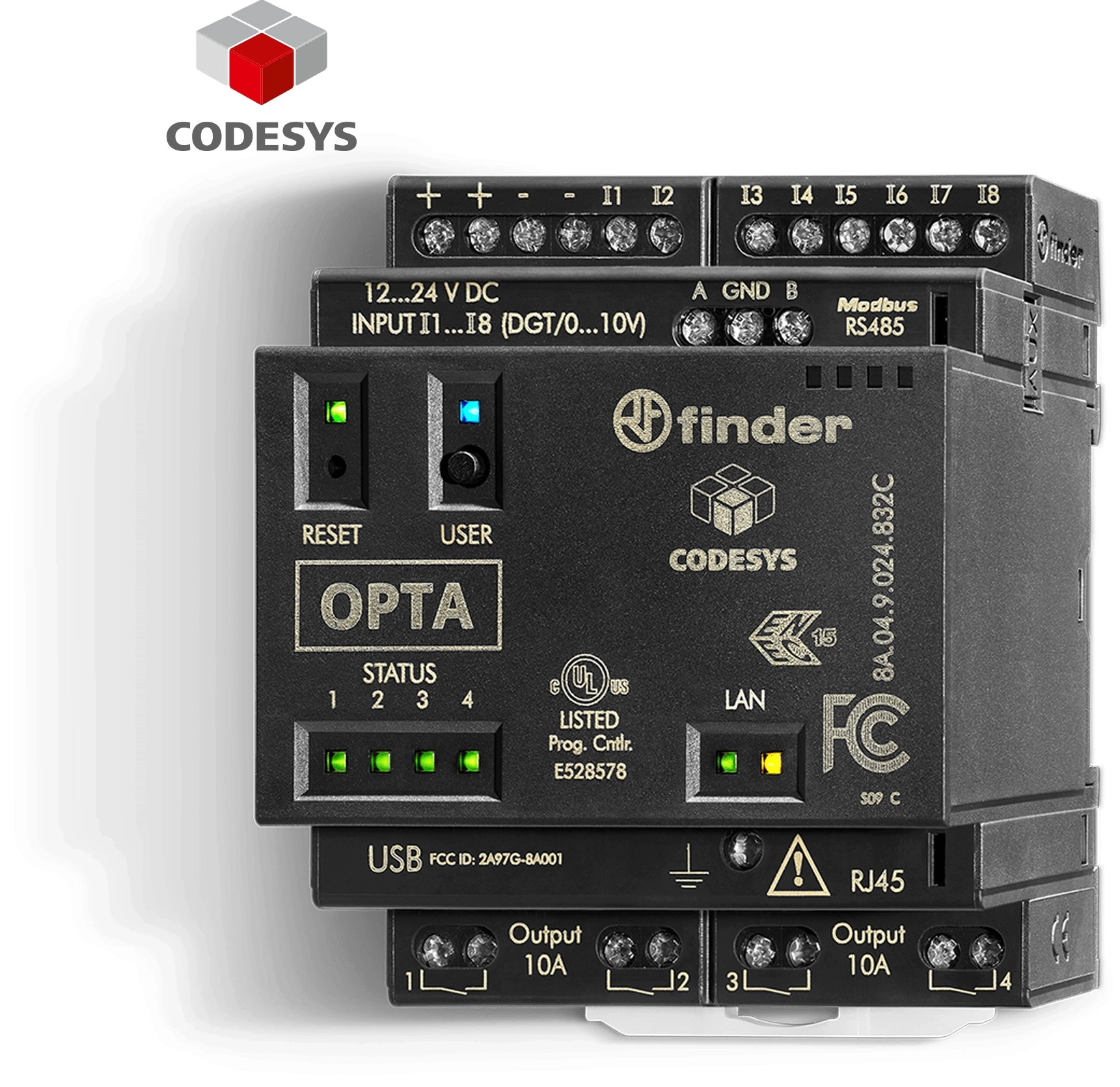 Programmable logic relay Finder CODESYS ADVANCED