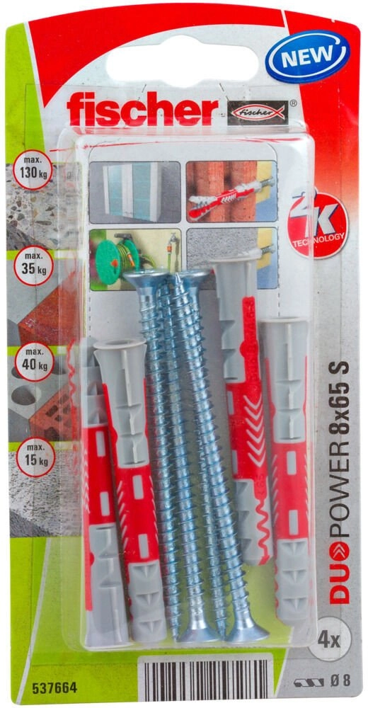 Universal two-component pins 8x65 S K
