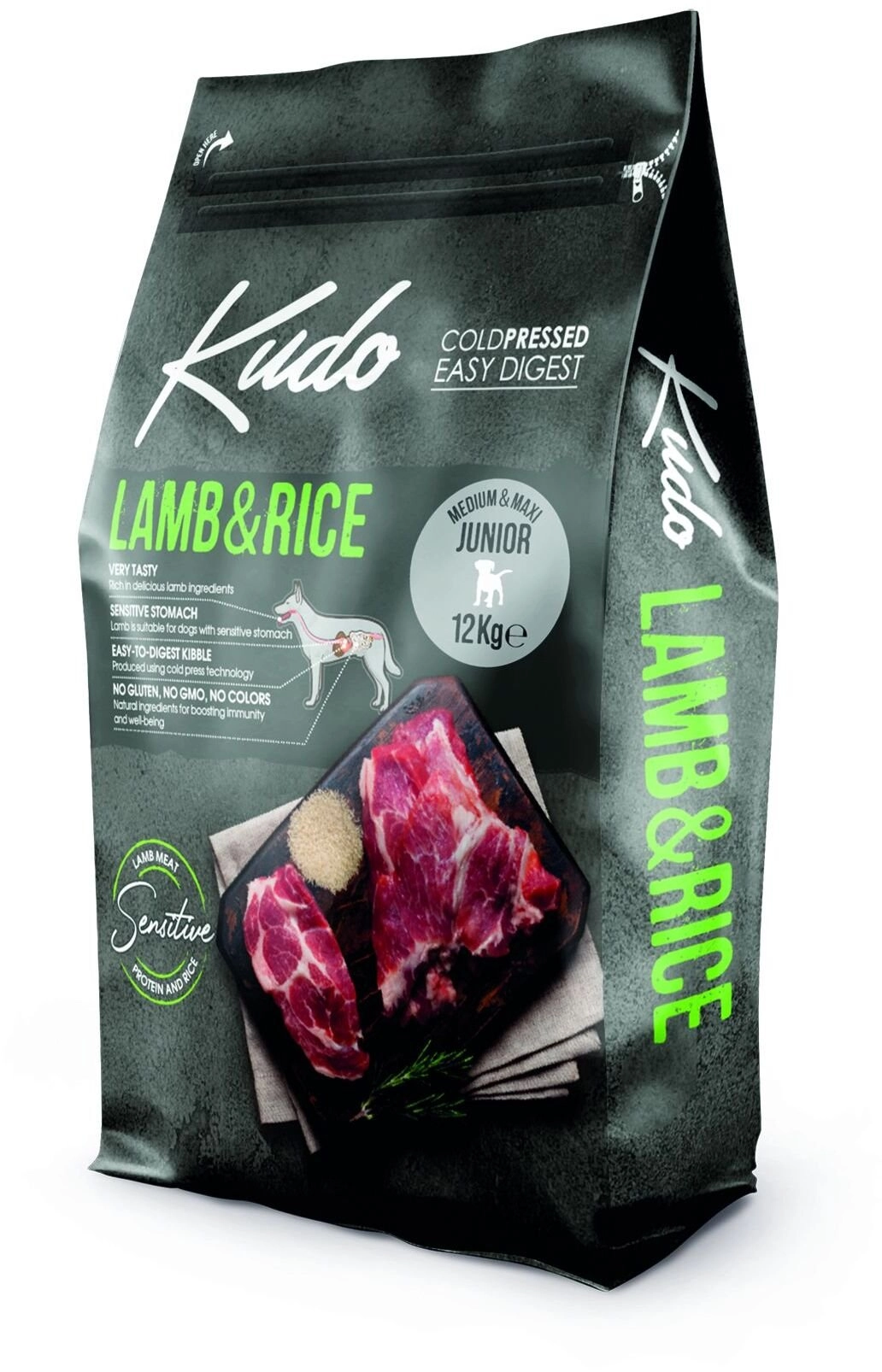 Kudo JagnięcinaRyż Medium Maxi Junior 3kg