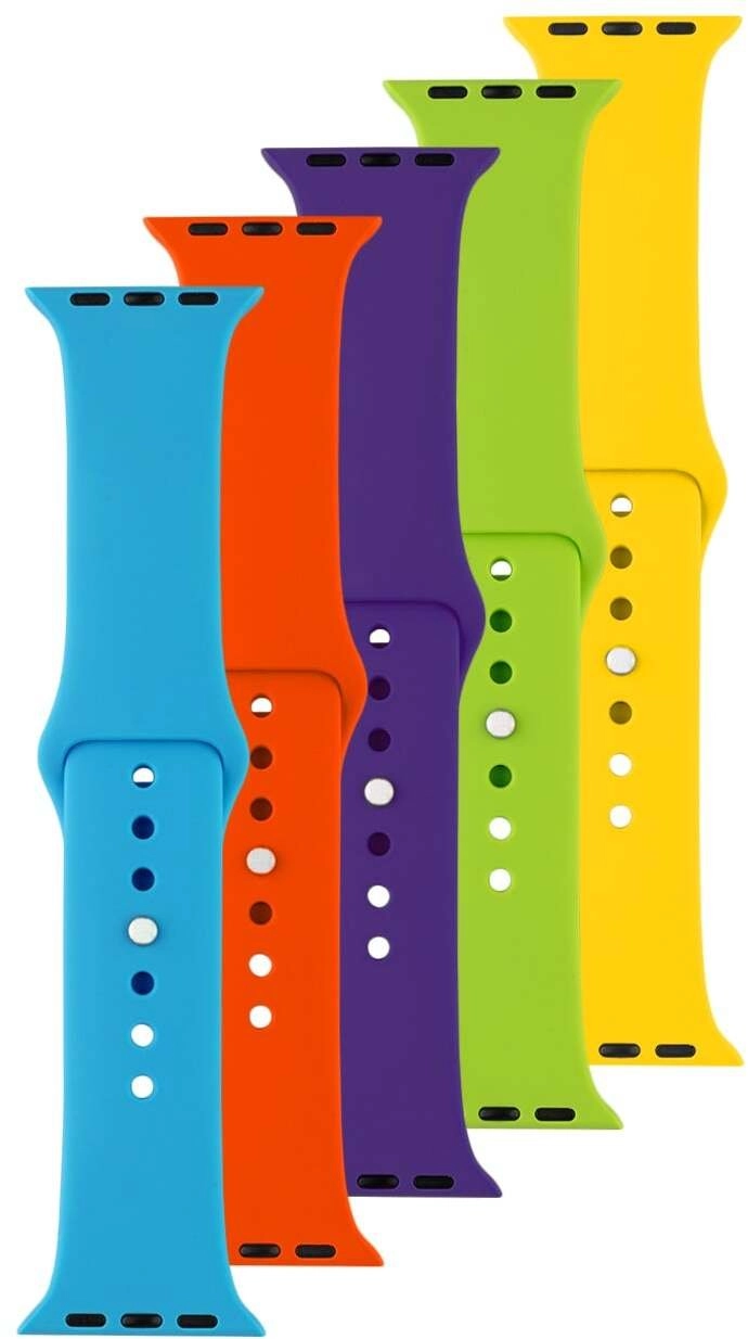 5x set of FIXED Silicone Strap