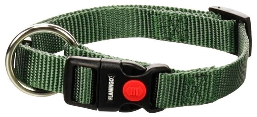 Flamingo DOG COLLAR ZIGGI KHAKI 30-45CM