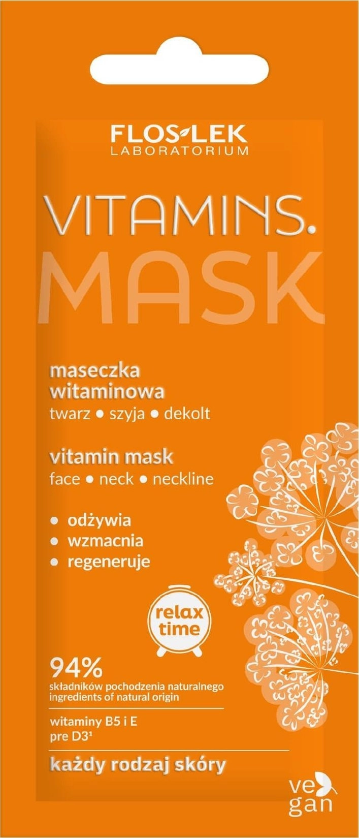 Floslek FLOSLEK Relax Time Maseczka witaminowa