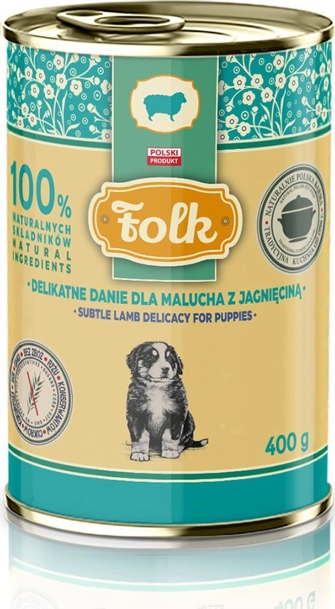FOLK Delicate meal for puppies with
