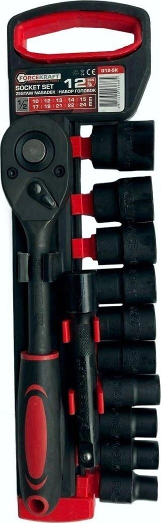 Forcekraft Socket set 1/2`` 12 pcs