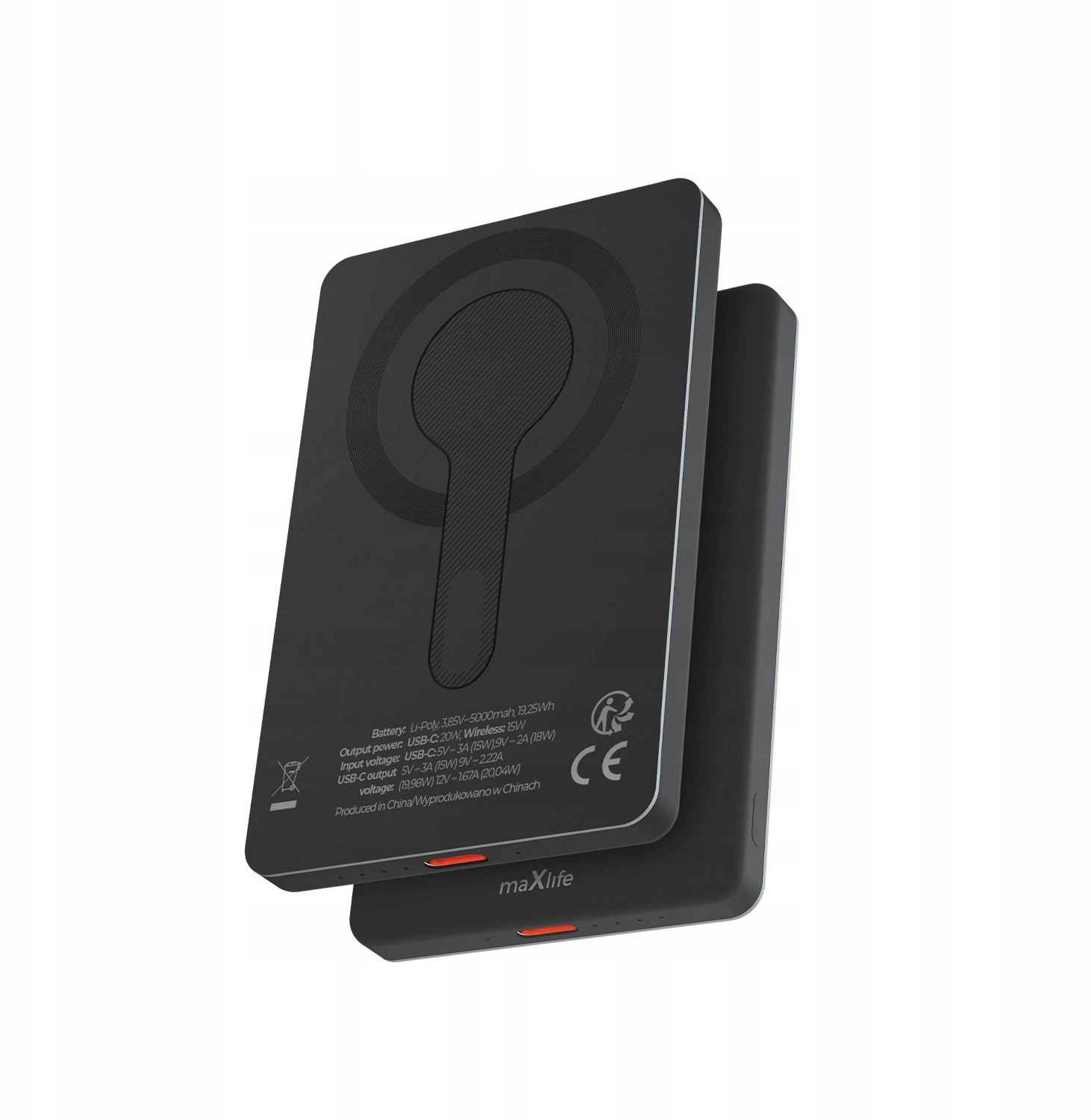 Maxlife wireless power bank MXPB-05 20W