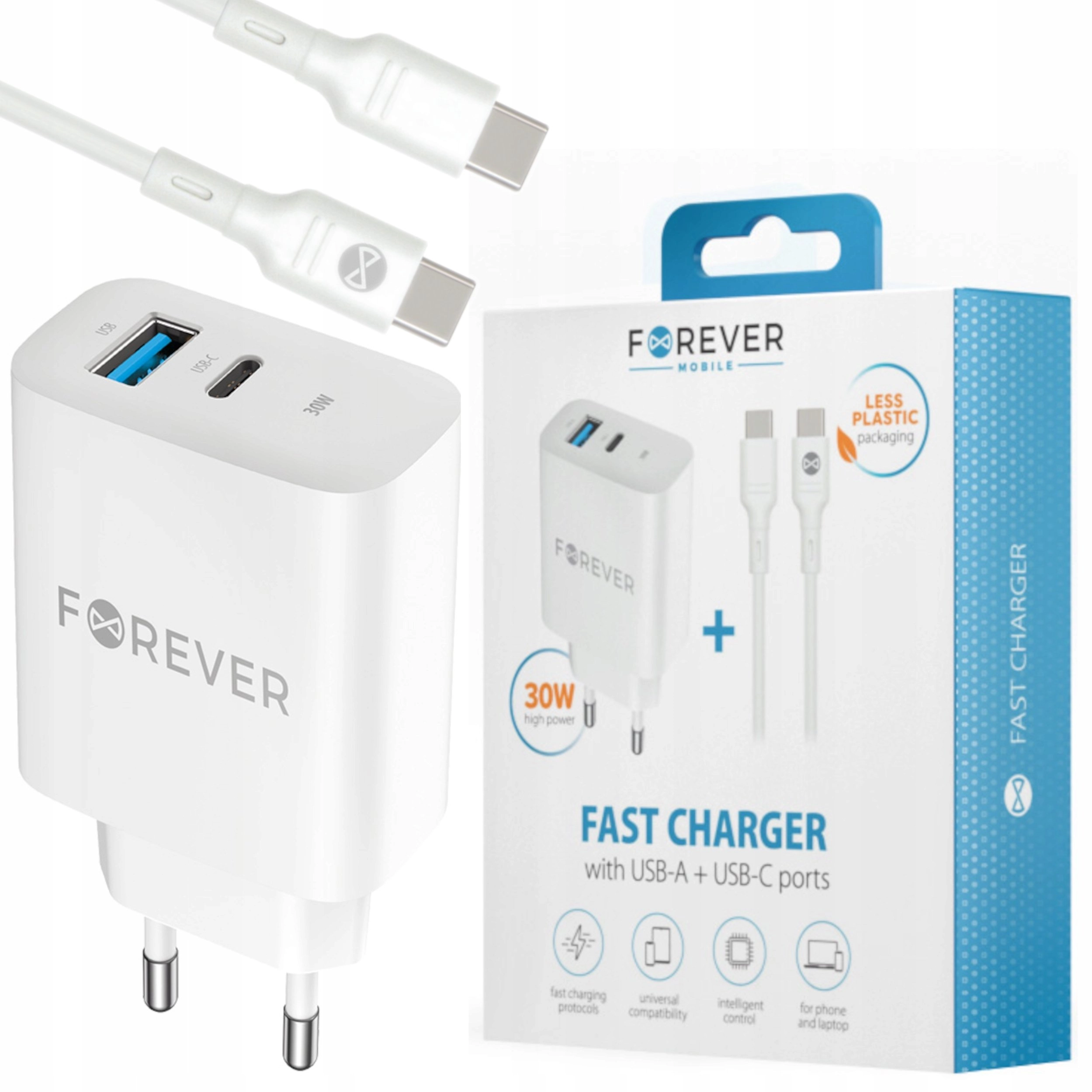Forever PD QC TC-07-30AC mains charger