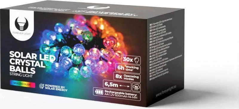 String Light Solar LED CRYSTAL BALLS