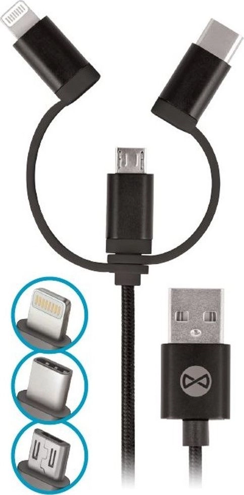 Forever 3in1 cable USB - Lightning